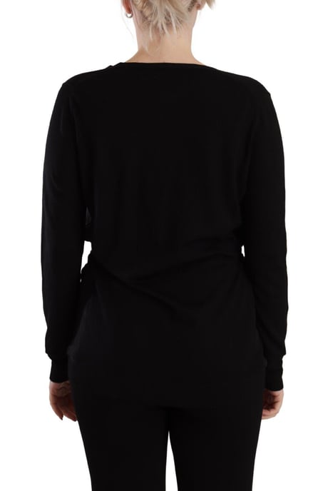 Langarm V-hals Cardigan - Image 3