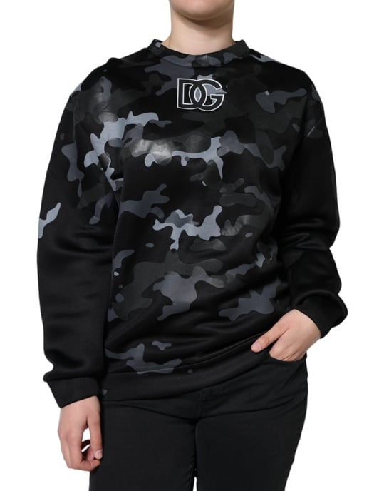 Camo Crew Neck Sweatshirt - Image 1