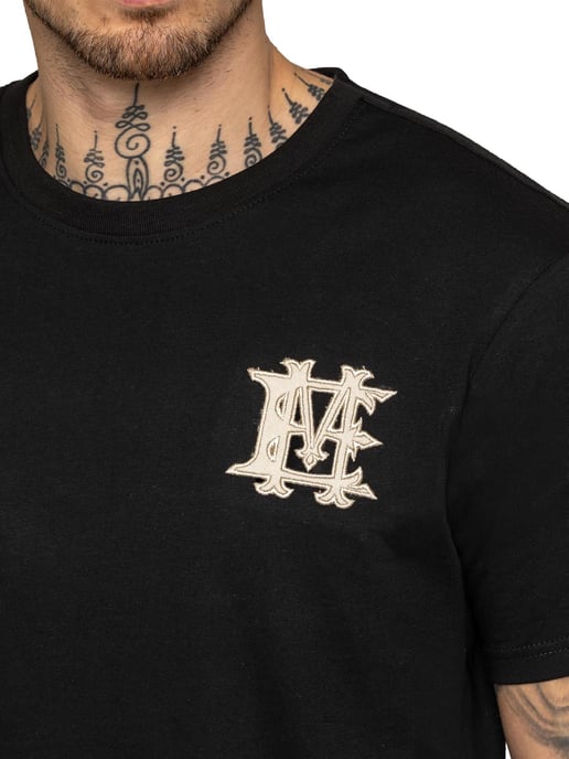 Enzo Milano | Heren Applique Embleem T-Shirt & Shorts Set - Image 3