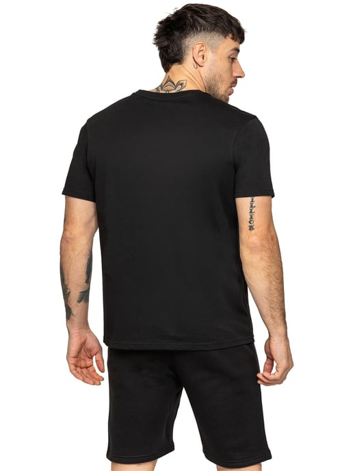 Enzo Milano | Heren Applique Embleem T-Shirt & Shorts Set - Image 4