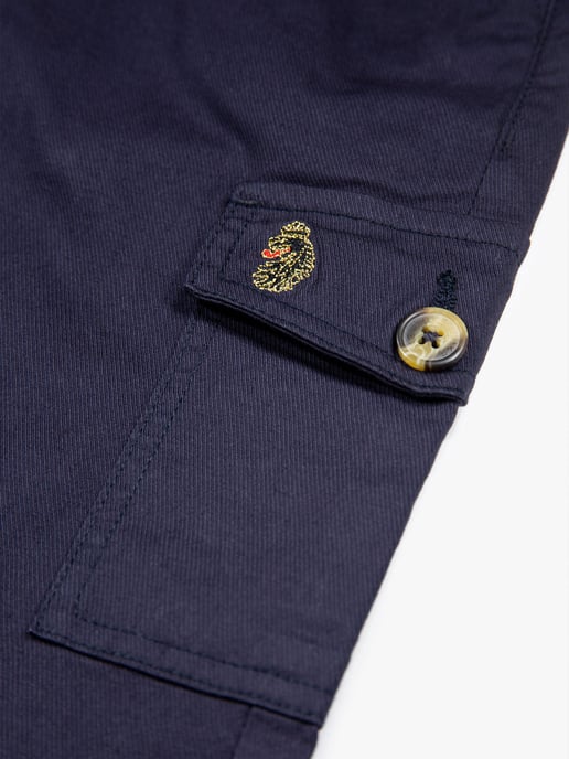 Luke 1977 Junior Future Cargo Trousers in Navy - Image 5