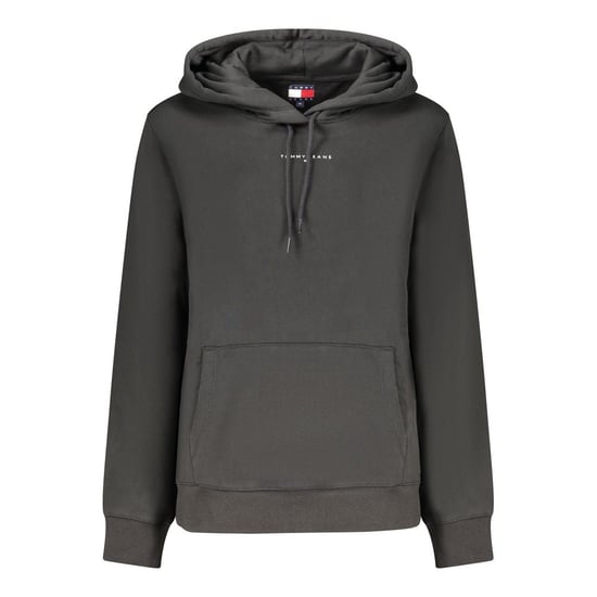 Tommy Hilfiger Black Cotton Women's Sweatshirt Hoodie - Image 1