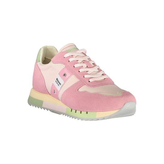 Blauer Rosa Polyurethaan Dames Sneaker - Image 2