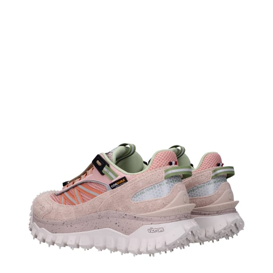 Moncler Roze Leren Sport Sneakers - Image 4