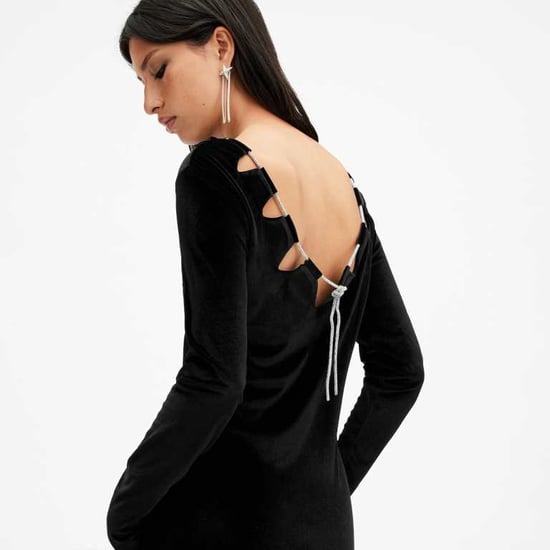 AllSaints Regina velvet mini dress - Image 2