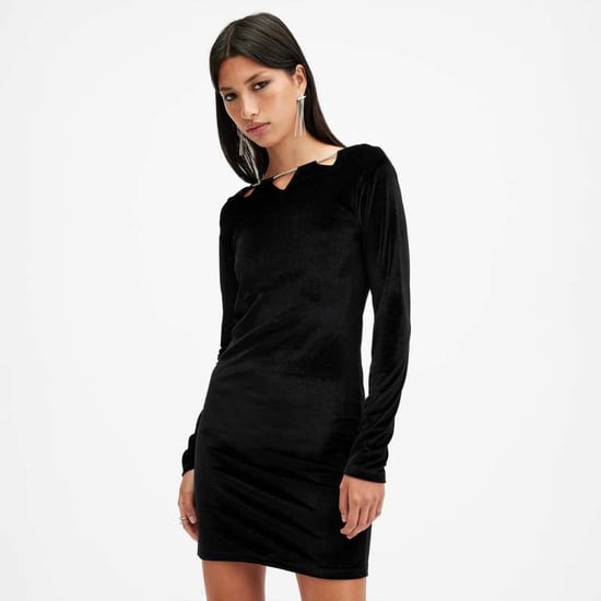 AllSaints Regina velvet mini dress - Image 3