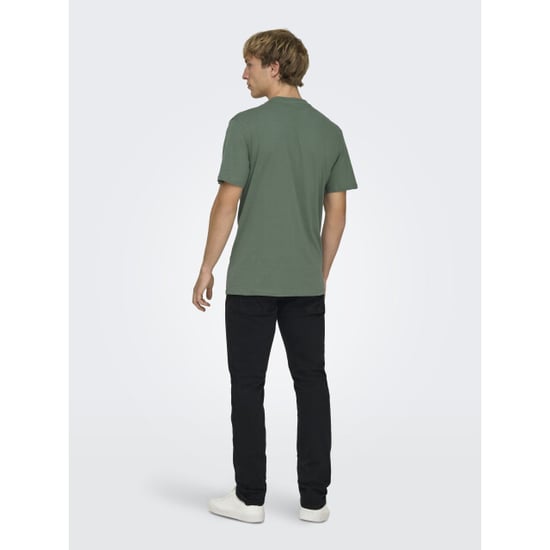 Only & Sons Onsmax life reg ss stitch tee noos - Image 3