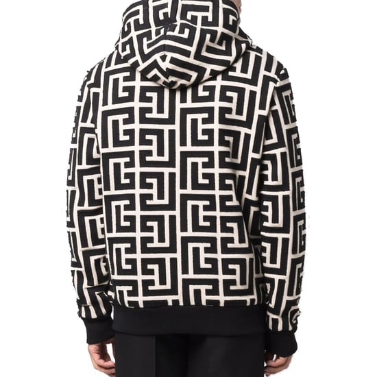 Balmain Monogram Hooded Sweatshirt - Image 3