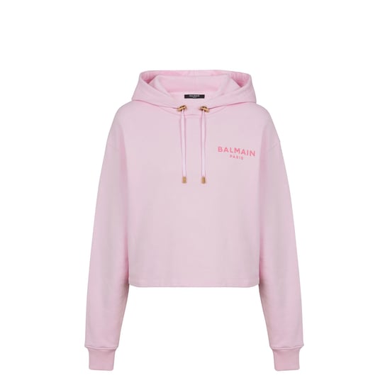Balmain Flocked Paris Sweatshirt - Image 1