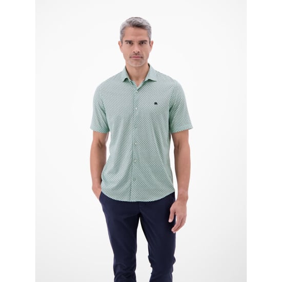 Lerros Overhemd jersey aop ss mint - Image 4