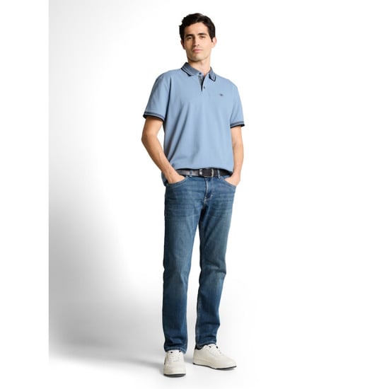 Tom Tailor Printed polo licht - Image 6
