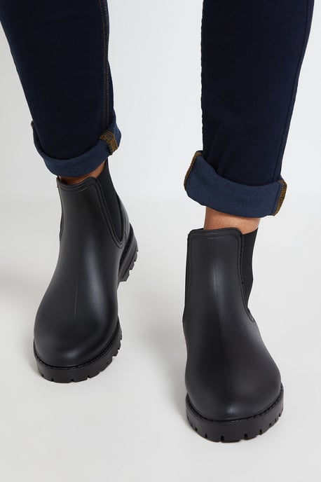 Sofia Elastic Gusset Chelsea Wellies - Image 1
