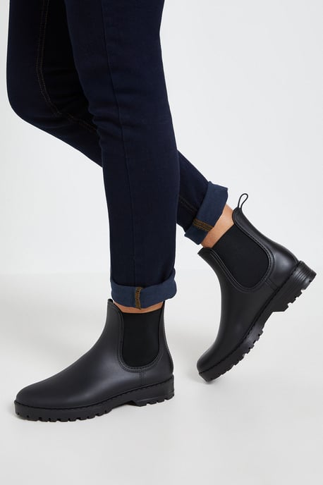 Sofia Elastic Gusset Chelsea Wellies - Image 2