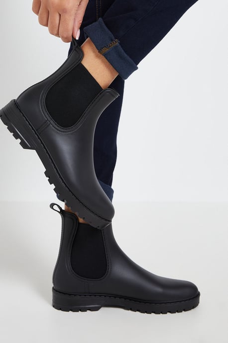 Sofia Elastic Gusset Chelsea Wellies - Image 4