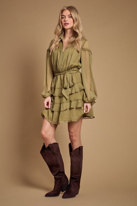 Winnie Faux Suede Slouch Calf Boots - Image 2