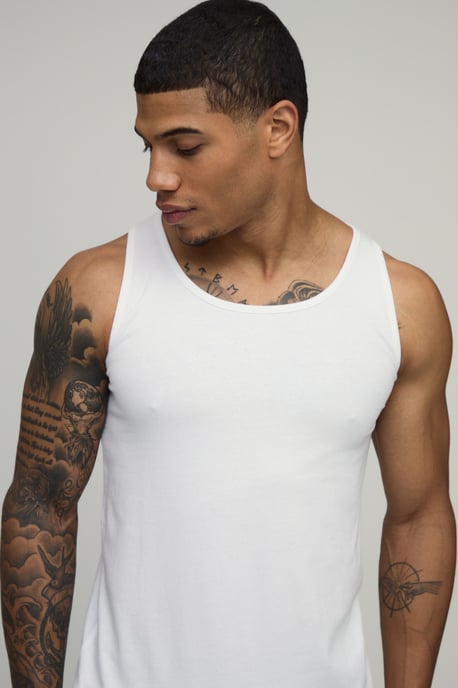 Basic Muscle Fit Vest - Image 3