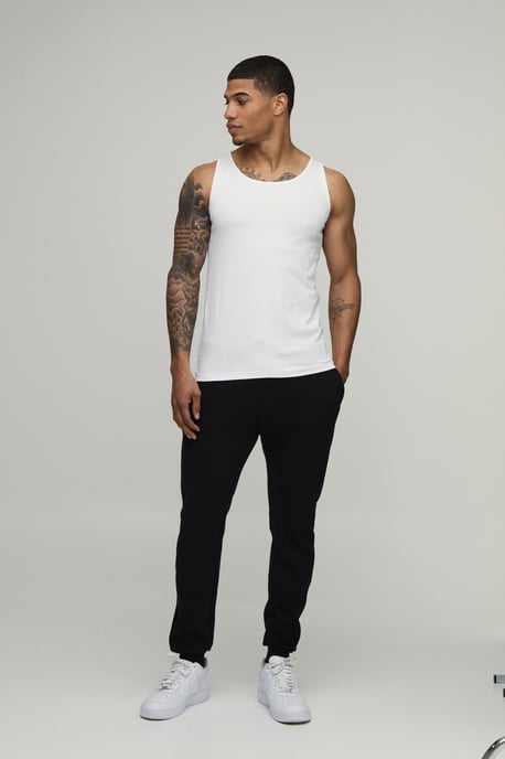 Basic Muscle Fit Vest - Image 4