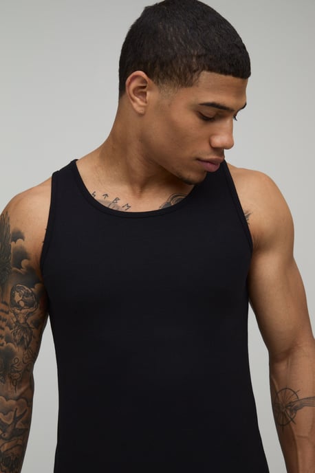 Basic Muscle Fit Vest - Image 3