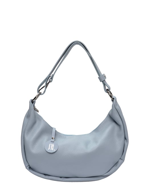 Anna Luchini Turquoise Rundleer Tas - Image 1