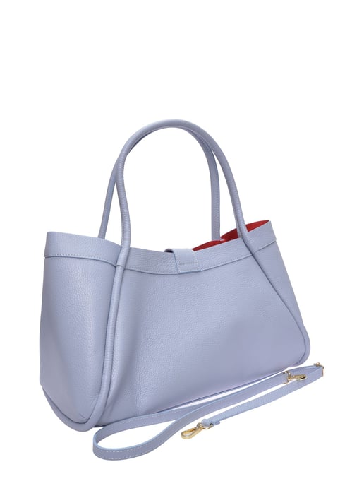 Luisa Vannini Turquoise Rundleer Tas - Image 2