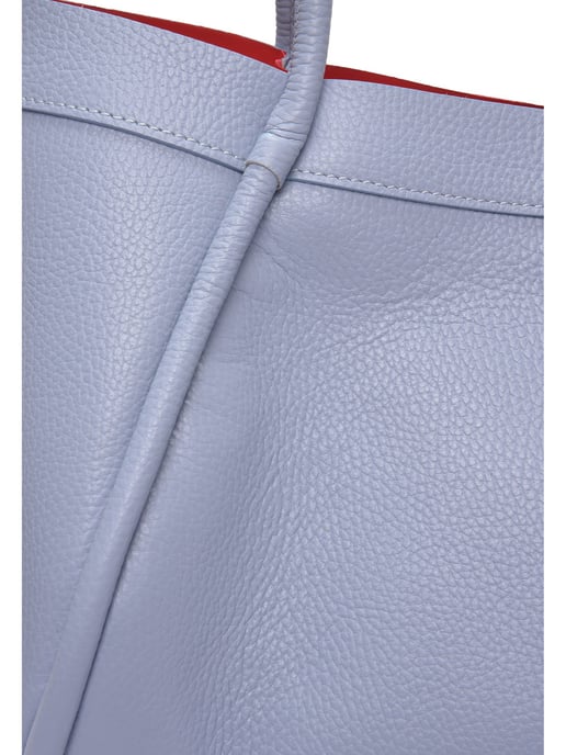 Luisa Vannini Turquoise Rundleer Tas - Image 3