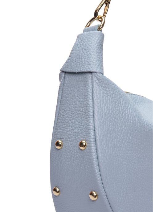 Isabella Rhea Turquoise Rundleer Tas - Image 3