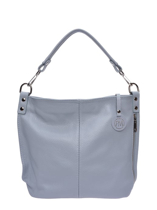 Roberta M Turquoise Rundleer Tas - Image 1