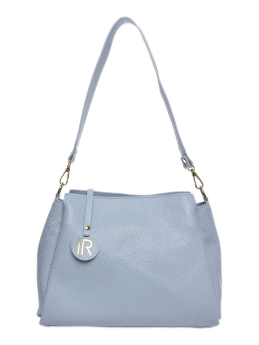 Isabella Rhea Turquoise Rundleer Tas - Image 1