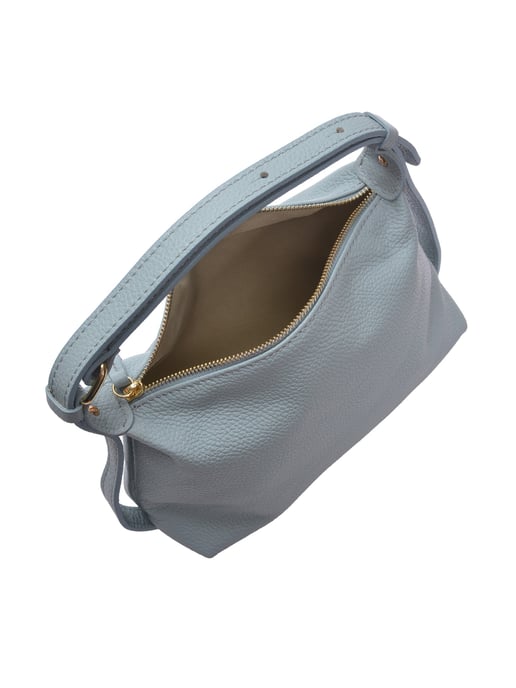 Roberta M Turquoise Rundleer Tas - Image 4