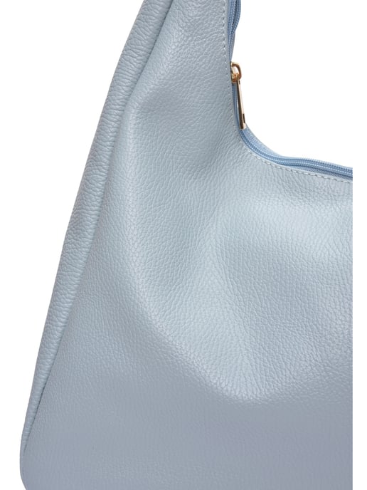 Roberta M Turquoise Rundleer Tas - Image 3