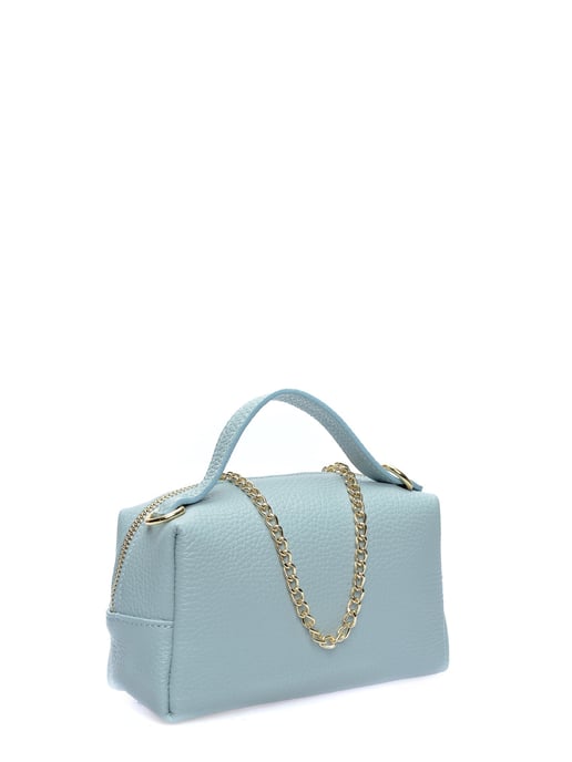 Isabella Rhea Turquoise Rundleer Tas - Image 2