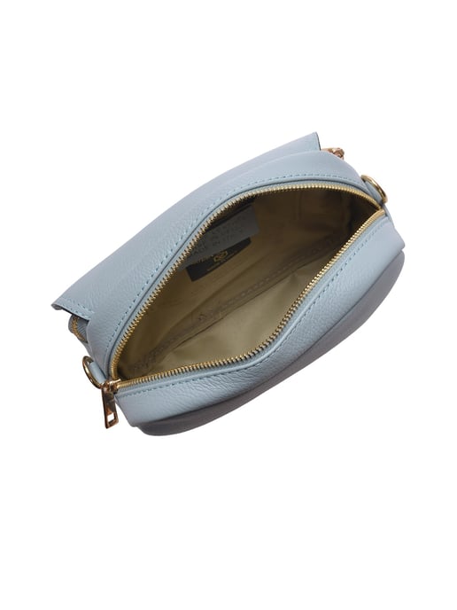 Luisa Vannini Turquoise Leather Bag - Image 4
