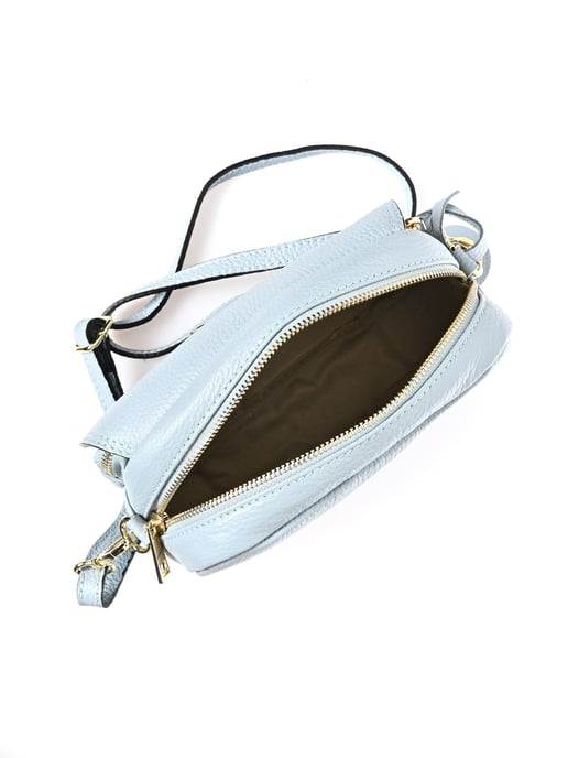 Roberta M Turquoise Rundleer Tas - Image 4