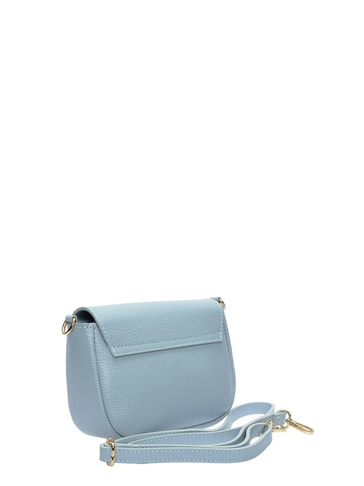 Anna Luchini Turquoise Rundleer Tas - Image 2
