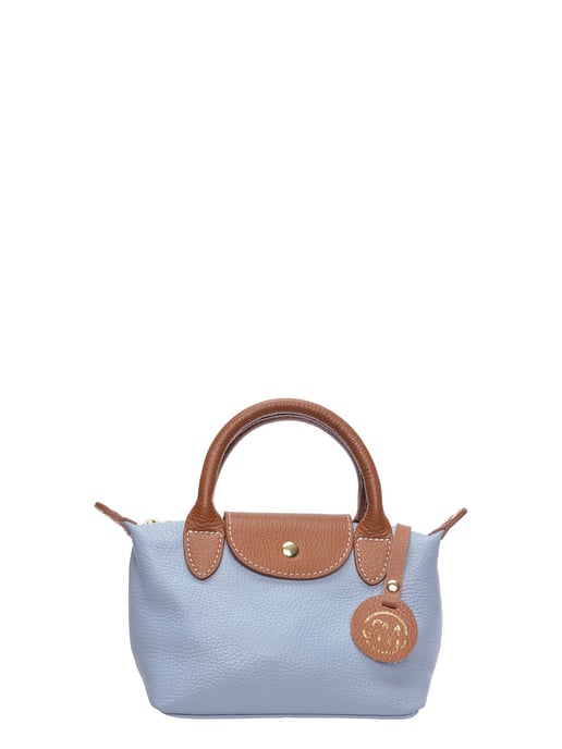 Roberta M Turquoise Rundleer Tas - Image 1