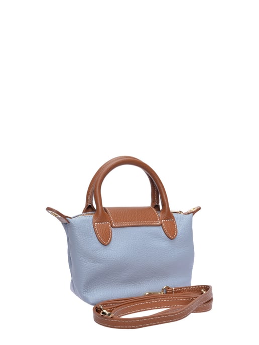 Roberta M Turquoise Rundleer Tas - Image 2