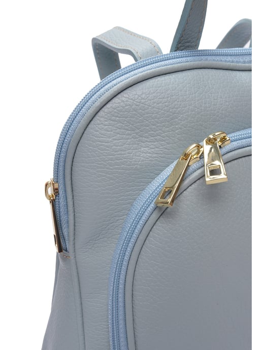 Anna Luchini Turquoise Leather Bag - Image 3