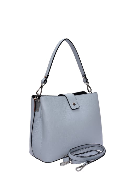 Isabella Rhea Turquoise Rundleer Tas - Image 2