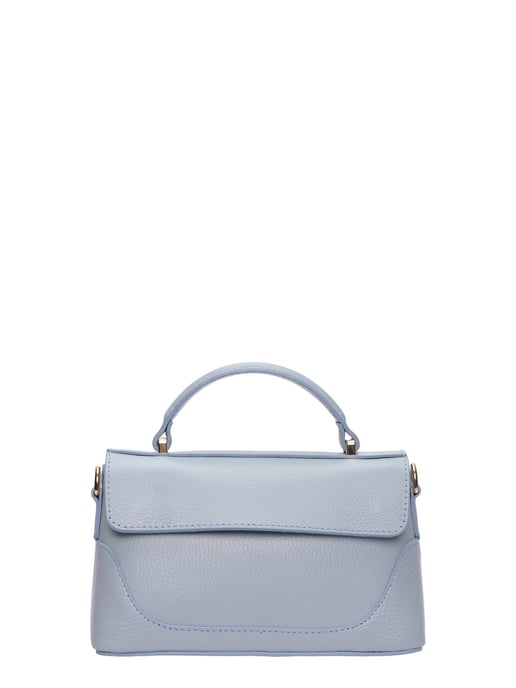 Luisa Vannini Turquoise Rundleer Tas - Image 1