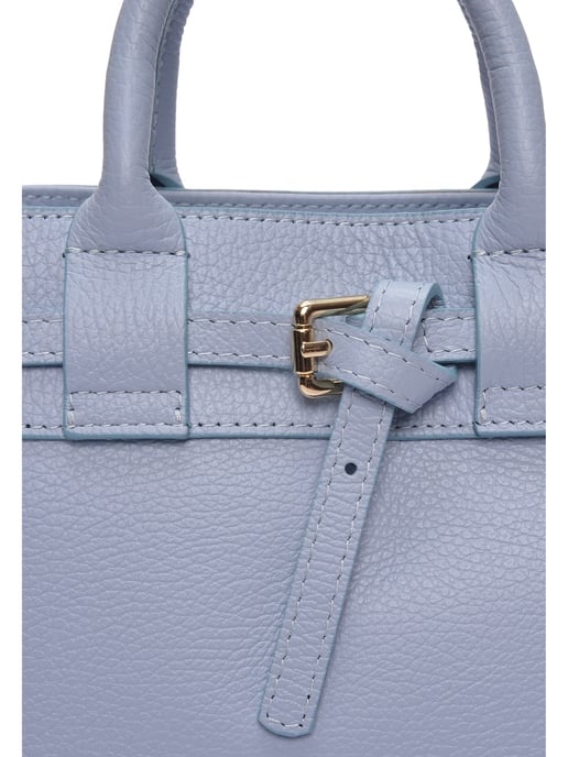 Isabella Rhea Turquoise Rundleer Tas - Image 3