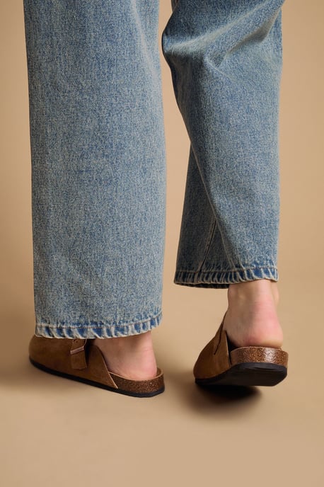 Jack Faux Suede Closed Toe Footbed - Image 3