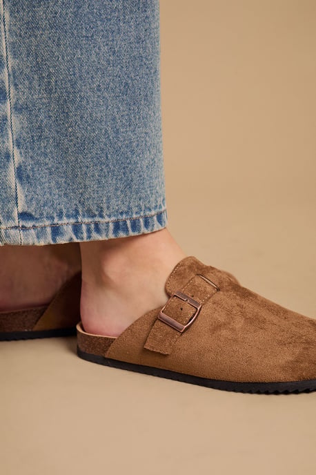 Jack Faux Suede Closed Toe Footbed - Image 4