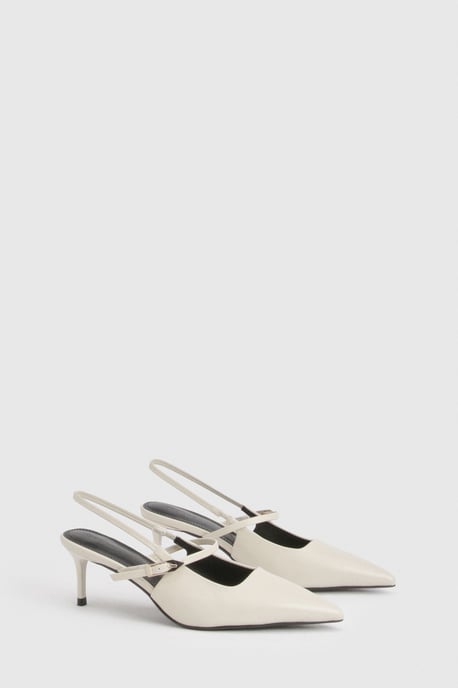 Buckle Strap Slingback Court Heels - Image 2
