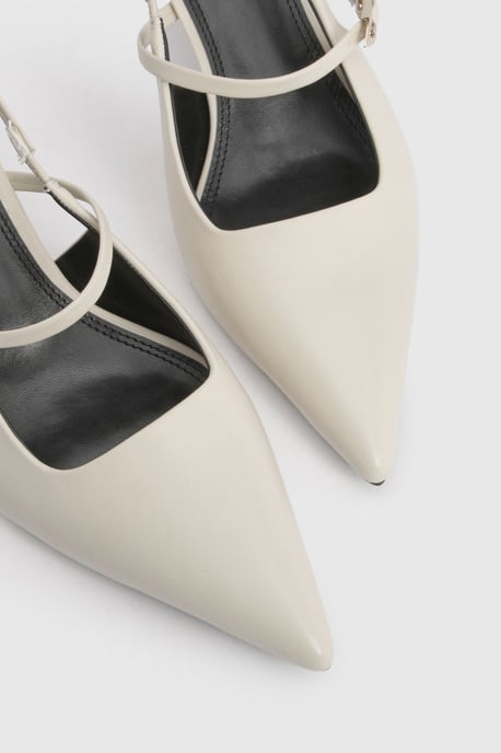 Buckle Strap Slingback Court Heels - Image 5