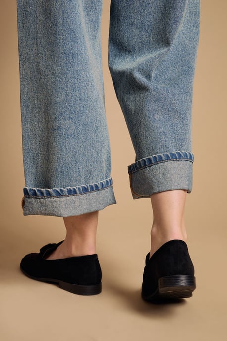 Toni Faux Suede Tassel Loafers - Image 3