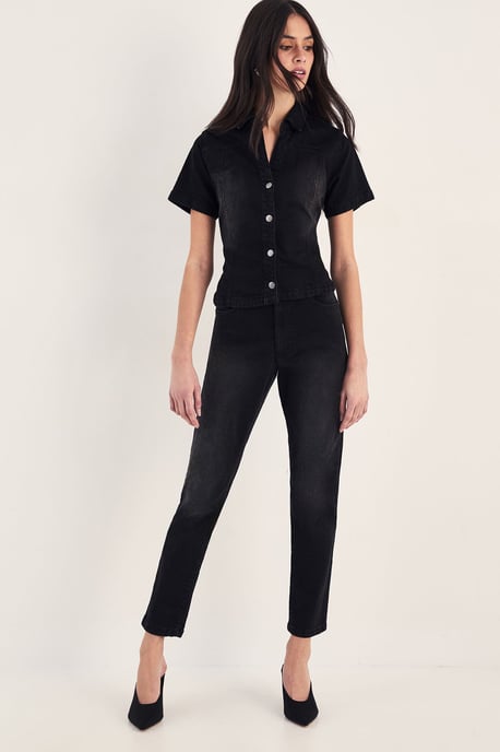 The Sculpted Denim Shirt - Image 2