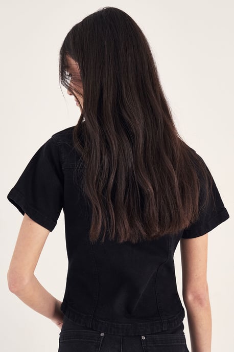 The Sculpted Denim Shirt - Image 4