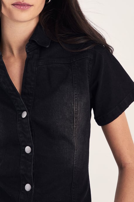 The Sculpted Denim Shirt - Image 5