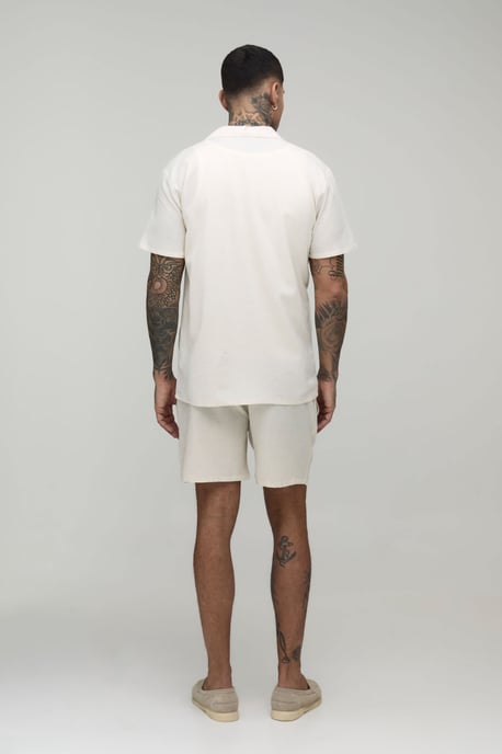 Tall Regular Short Sleeve Linen Blend Shirt - Image 2