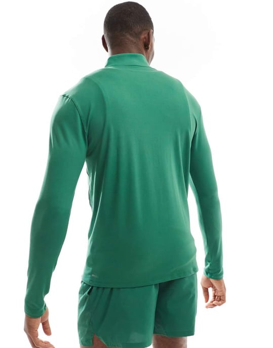 Puma Evolve Training slim 1/4 zip sweatshirt in green - Image 4